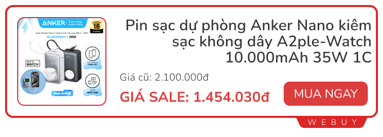 6 mẫu sạc dự phòng mini nhìn hay hay, lọt thỏm trong lòng bàn tay giá chỉ từ 109.000đ- Ảnh 12.