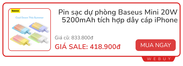 6 mẫu sạc dự phòng mini nhìn hay hay, lọt thỏm trong lòng bàn tay giá chỉ từ 109.000đ- Ảnh 8.