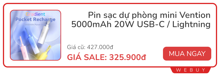 6 mẫu sạc dự phòng mini nhìn hay hay, lọt thỏm trong lòng bàn tay giá chỉ từ 109.000đ- Ảnh 6.