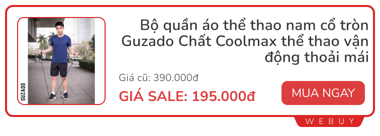 Khai xuân đầu năm với loạt deal đồ thể thao: Tốt cho sức khỏe, giảm mỡ sau Tết- Ảnh 9.