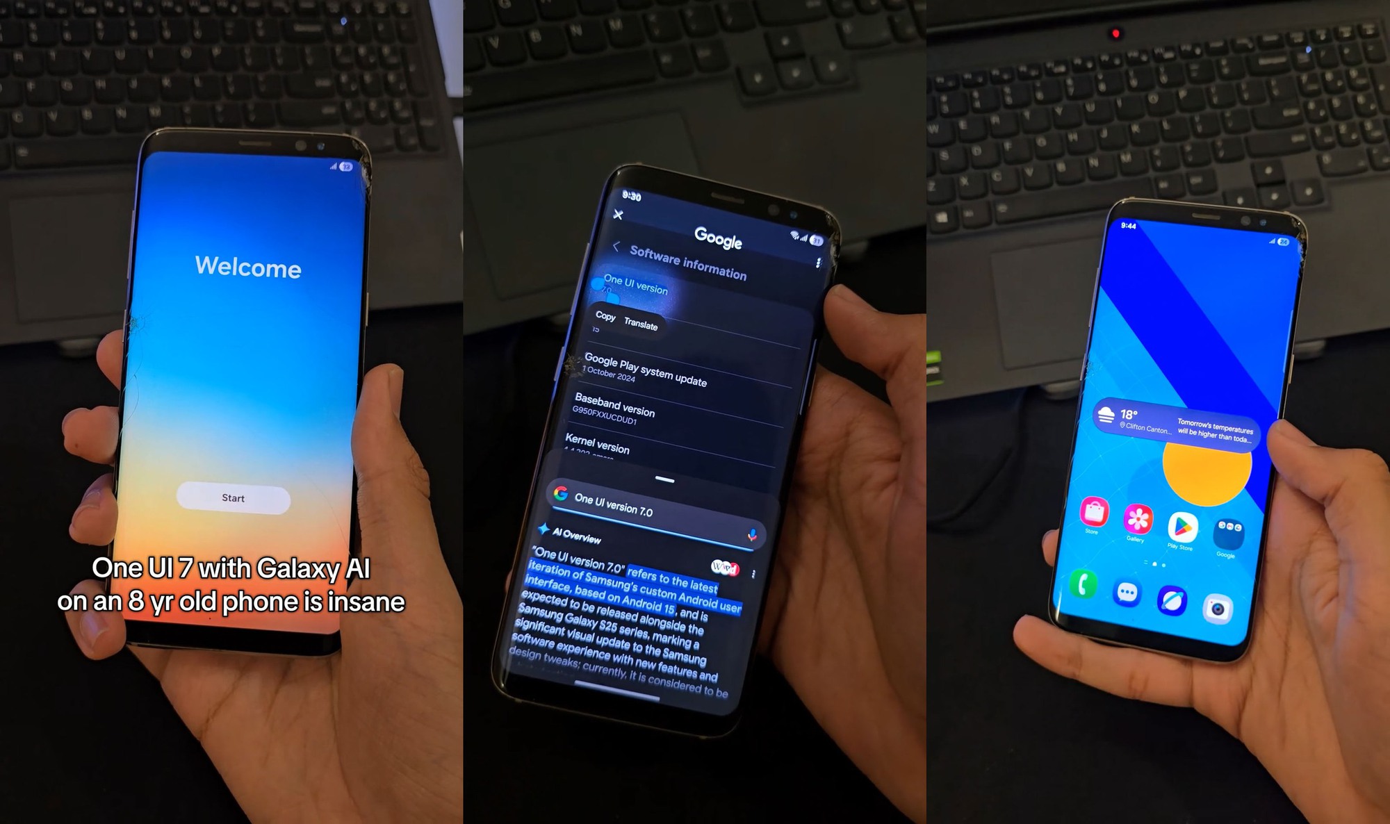 Cài đặt thành công One UI 7 lên "cụ tổ" Galaxy S8: Dùng được Galaxy AI như Galaxy S25 Ultra!- Ảnh 1.