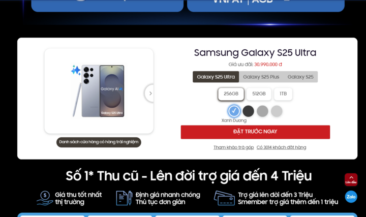 Trước giờ giao máy, giá Galaxy S25 Ultra có nơi bán chỉ hơn 26 triệu đồng- Ảnh 1.