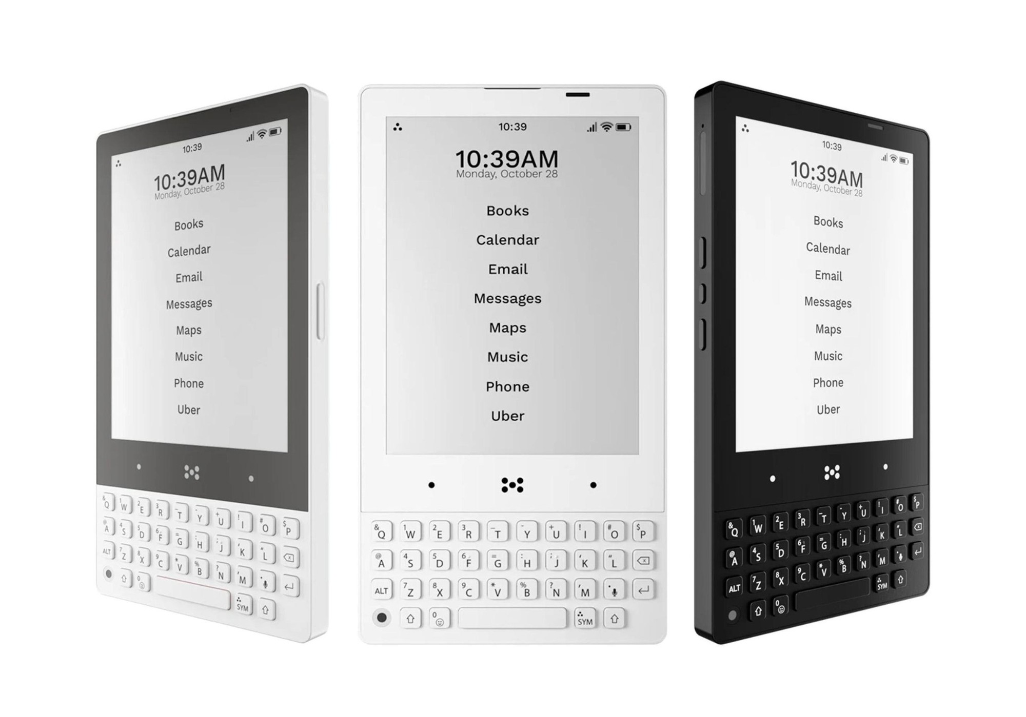 Nhìn thì cứ tưởng là hậu duệ của BlackBerry nhưng hóa ra đây lại là chiếc điện thoại E Ink vô cùng tiện dụng- Ảnh 1.