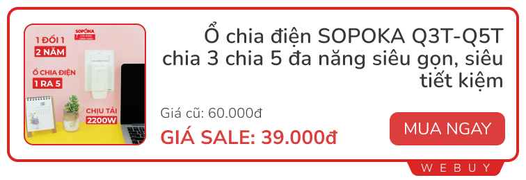 Chỉ từ 29.000đ sắm đủ đồ Xiaomi, Bear, Pery Smith...: Máy khử mùi, hút bụi, lọc nước đều có giá tốt- Ảnh 2.