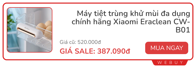 Chỉ từ 29.000đ sắm đủ đồ Xiaomi, Bear, Pery Smith...: Máy khử mùi, hút bụi, lọc nước đều có giá tốt- Ảnh 8.