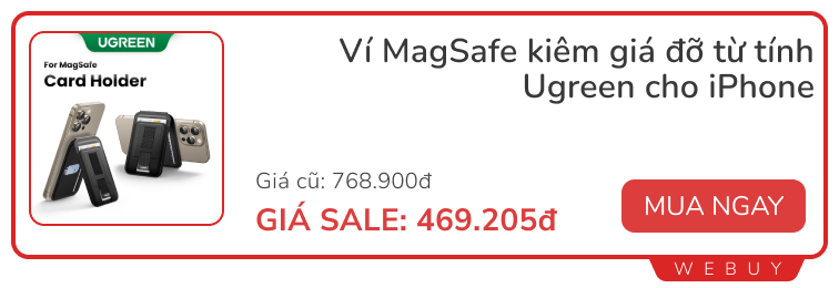 Cầm 500.000đ mua được vài món đồ: 14 Deal giảm sâu từ tai nghe, cáp sạc, loa... đến ví Magsafe- Ảnh 8.