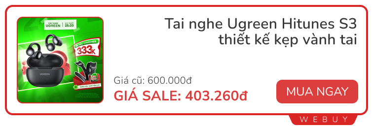 Sale cuối tháng vẫn còn: Số dư còn 500k vẫn tự tin mua combo vài món từ Xiaomi, Baseus, Ugreen...- Ảnh 3.