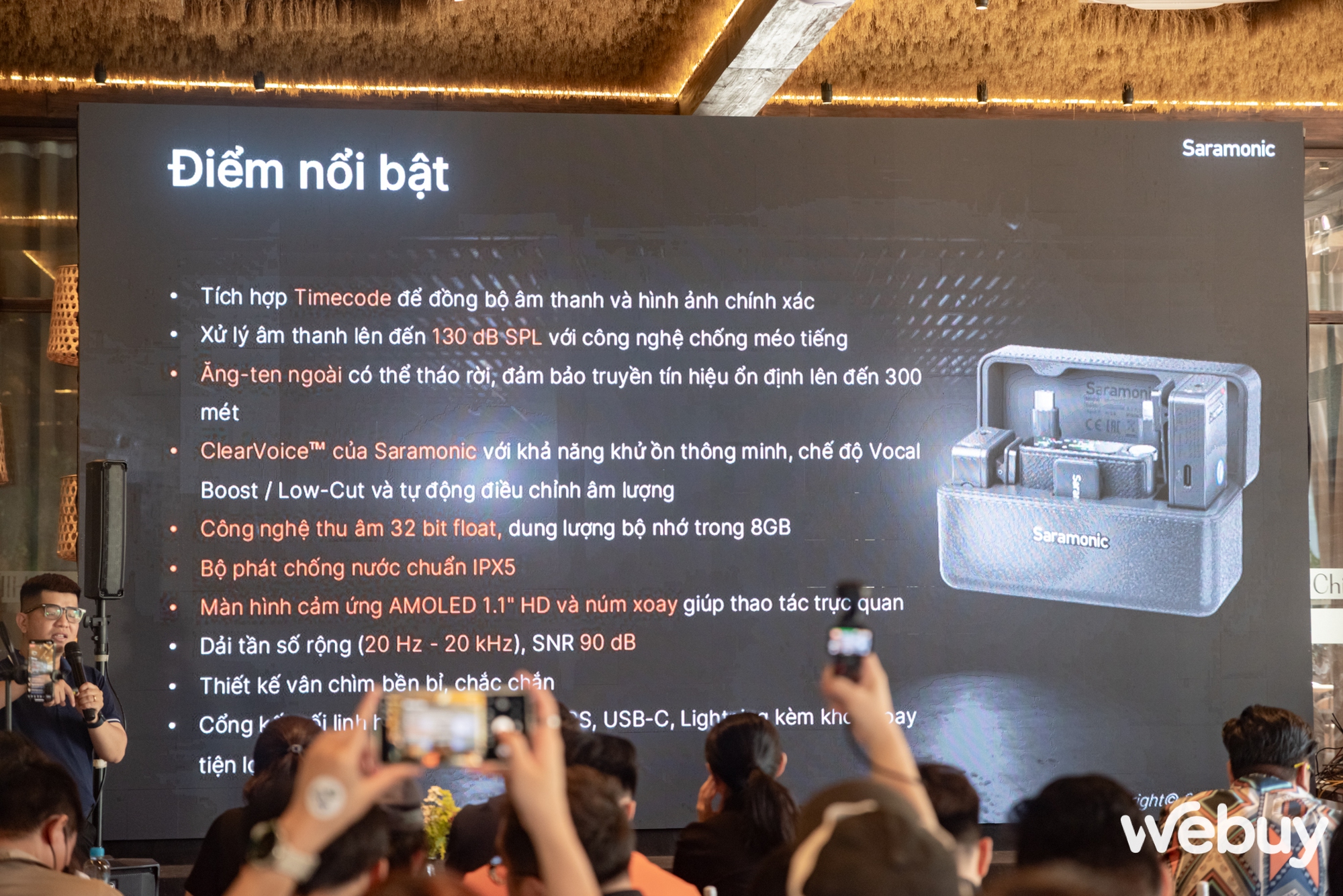 Cận cảnh Saramonic Ultra: Mic thu âm di động ngon nhất của hãng, tín hiệu ổn định lên đến 300 mét, giá từ 7.2 triệu đồng- Ảnh 16. Cận cảnh Saramonic Ultra: Mic thu âm di động ngon nhất của hãng, tín hiệu ổn định lên đến 300 mét, giá từ 7.2 triệu đồng- Ảnh 16.