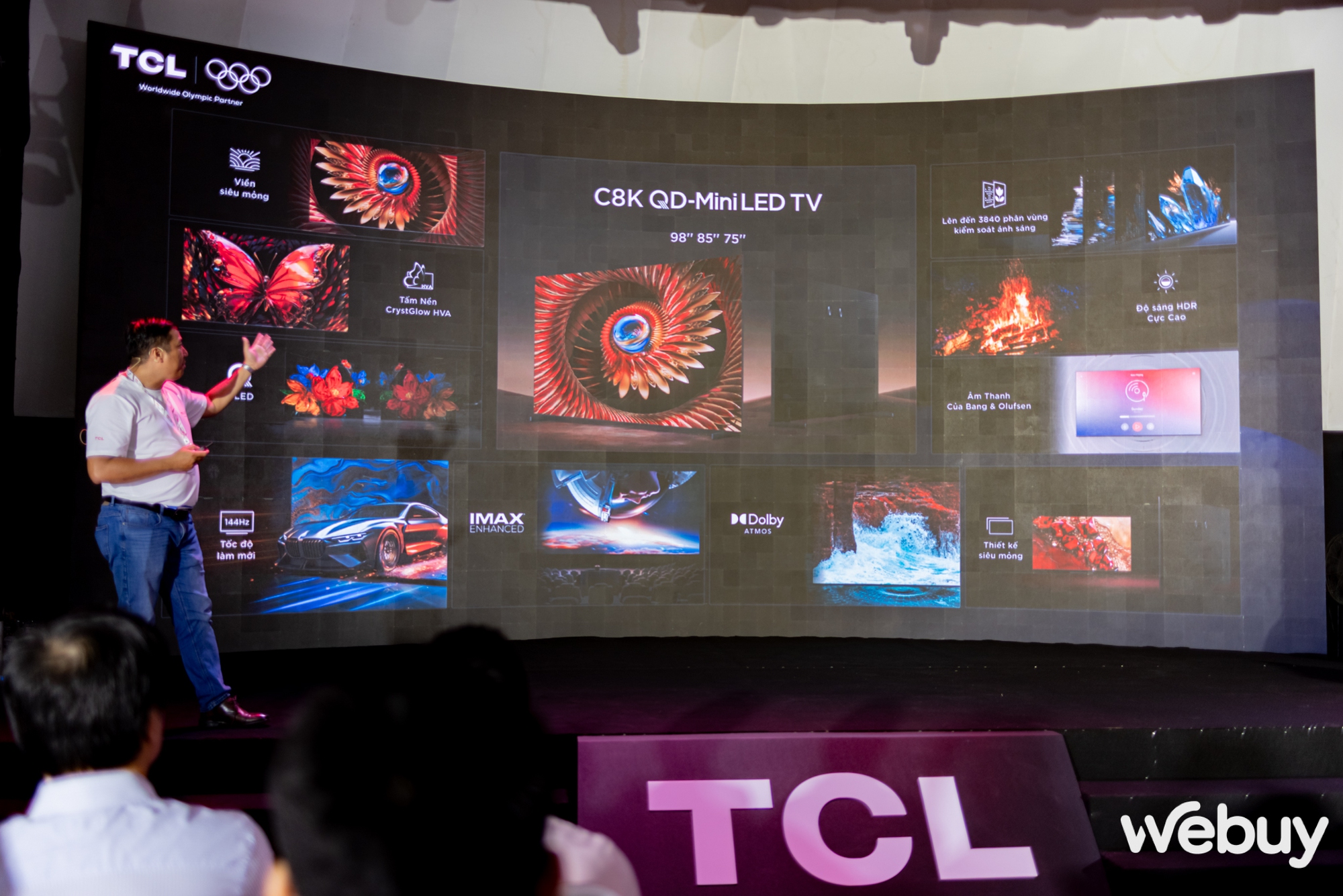 TCL trình làng dòng TV QD-Mini LED 2025: Sử dụng tấm nền chống chói cao cấp, loa B&O "xịn sò", giá chưa đến 16 triệu đồng- Ảnh 1. TCL trình làng dòng TV QD-Mini LED 2025: Sử dụng tấm nền chống chói cao cấp, loa B&O "xịn sò", giá chưa đến 16 triệu đồng- Ảnh 1.
