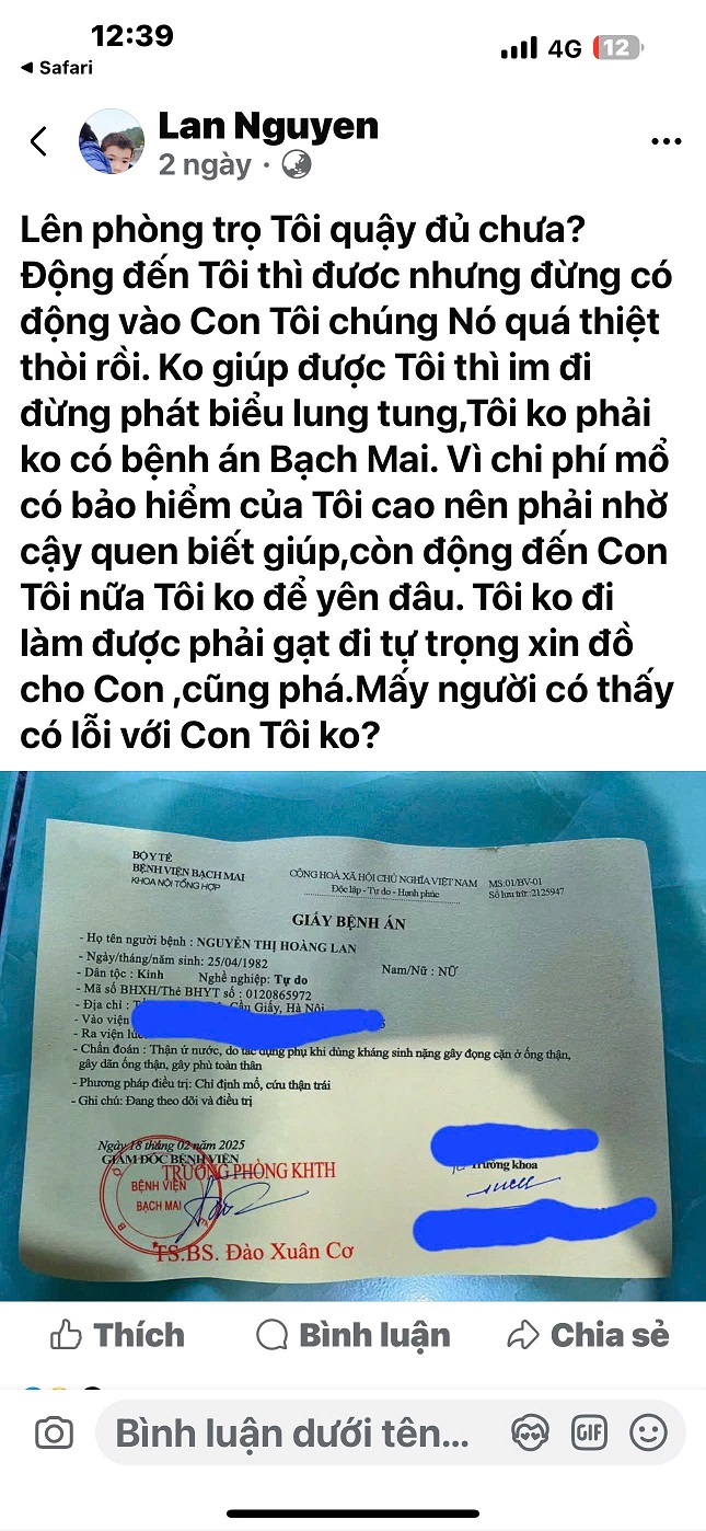 Bệnh viện Bạch Mai cảnh báo thủ đoạn giả mạo giấy tờ, con dấu để kêu gọi ủng hộ từ thiện- Ảnh 1.