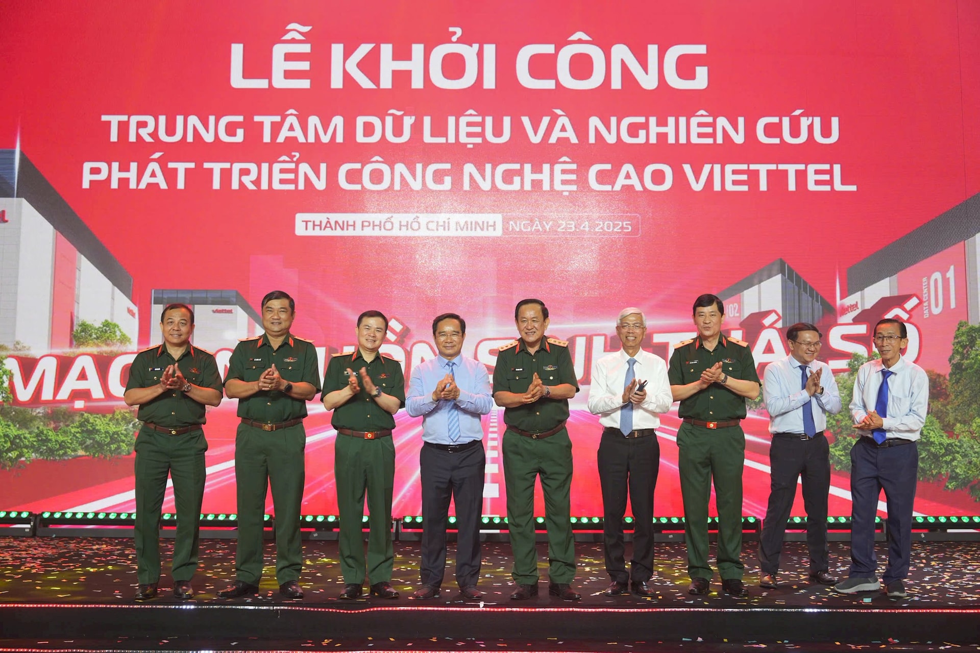 Viettel khởi công Trung tâm dữ liệu quy mô siêu lớn đầu tiên tại Việt Nam: Công suất lên tới 140 MW điện, lọt top 10 Đông Nam Á- Ảnh 1. Viettel khởi công Trung tâm dữ liệu quy mô siêu lớn đầu tiên tại Việt Nam: Công suất lên tới 140 MW điện, lọt top 10 Đông Nam Á- Ảnh 1.