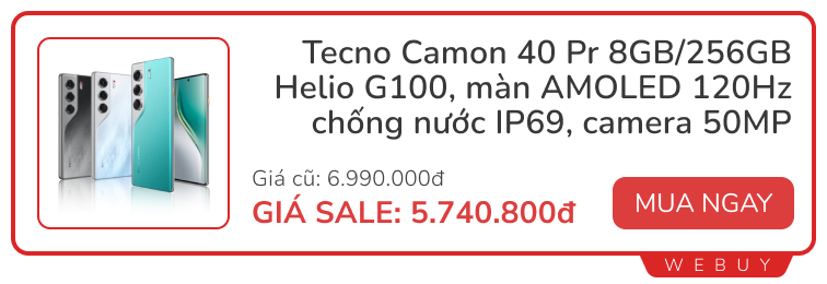 Sale cuối tháng: Tai nghe Ugreen xịn vừa bán đã -42%, giày PUMA chính hãng 888.000đ, điện thoại Tecno chụp ảnh siêu đẹp chỉ 5.74 triệu- Ảnh 5.