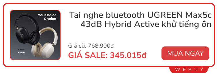 Loạt loa, tai nghe giảm sâu đến 60% từ Baseus, Lenovo, Ugreen, Tronsmart... tất cả có giá dưới 450.000đ- Ảnh 10.