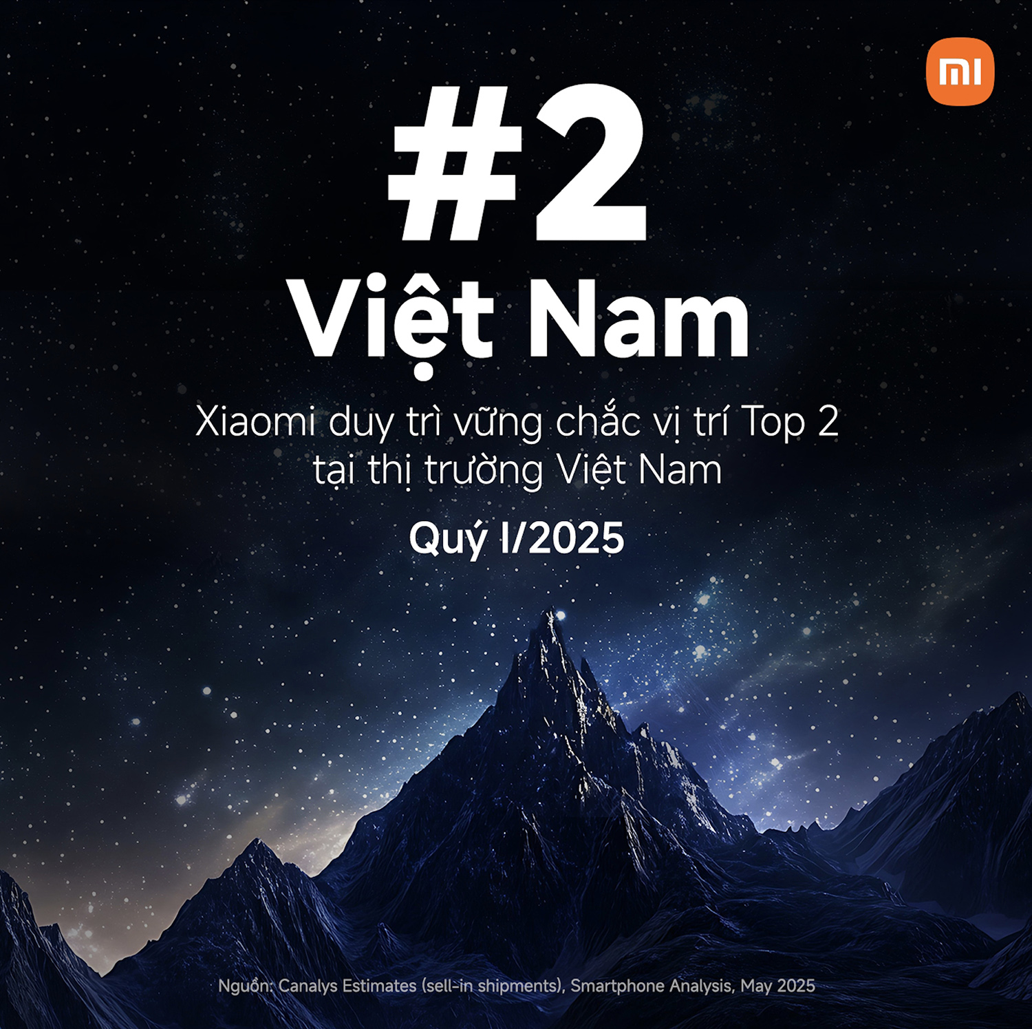 Xiaomi trở lại vị trí số 2 tại thị trường smartphone Việt Nam, dẫn đầu tăng trưởng khu vực Đông Nam Á- Ảnh 1. Xiaomi trở lại vị trí số 2 tại thị trường smartphone Việt Nam, dẫn đầu tăng trưởng khu vực Đông Nam Á- Ảnh 1.