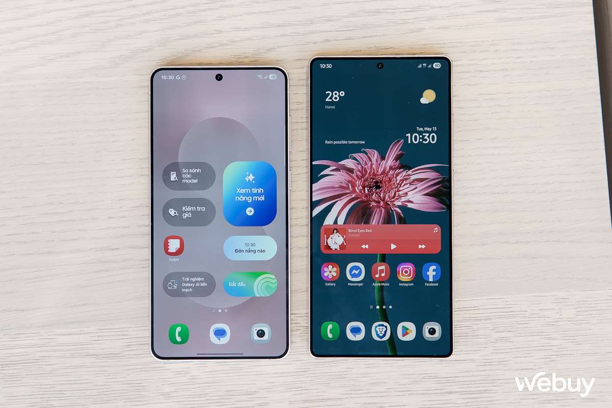 Đặt Galaxy S25 Edge cạnh Galaxy S25 Ultra: Ngoài Đặt Galaxy S25 Edge cạnh Galaxy S25 Ultra: Ngoài