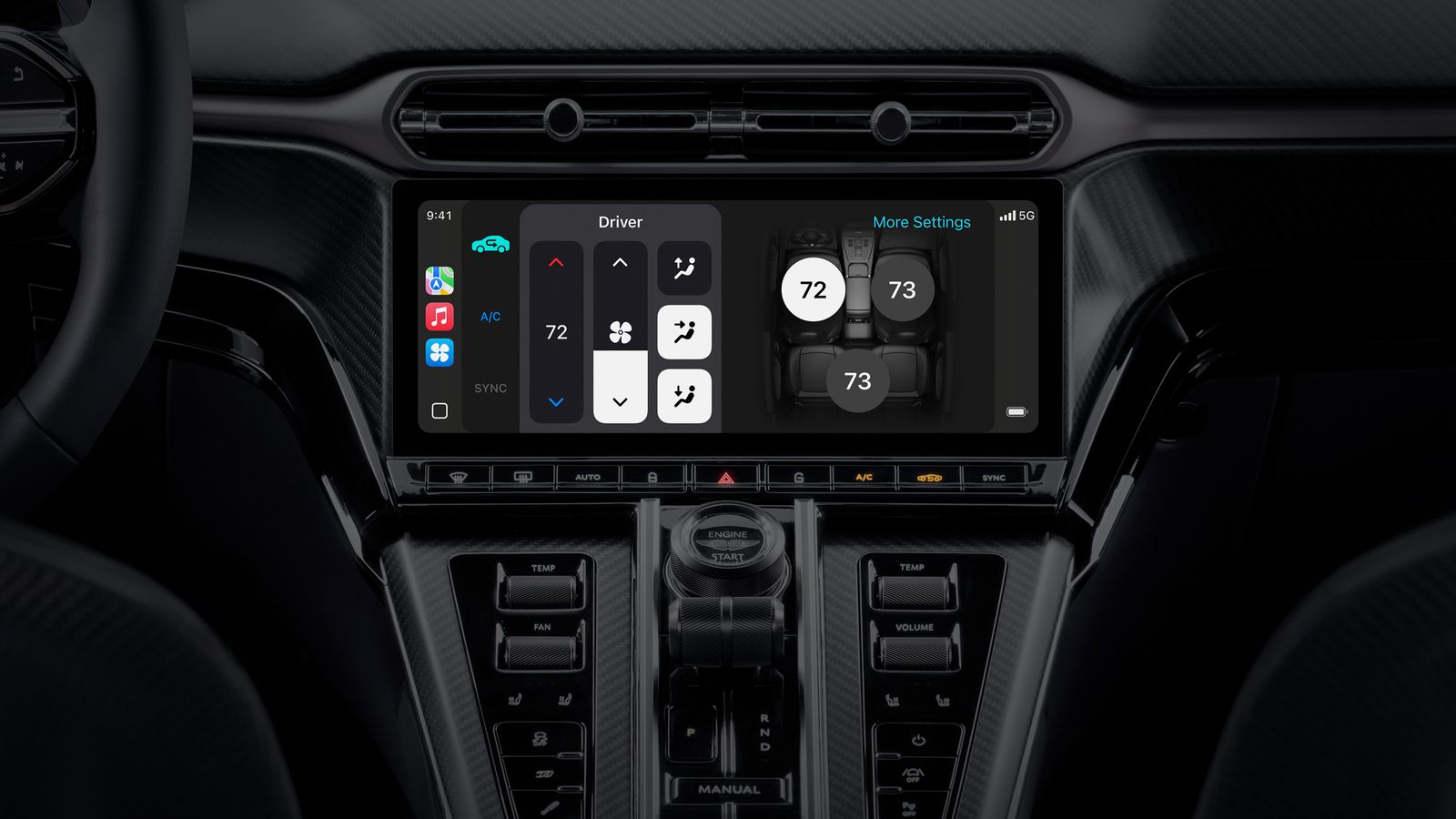 Apple ra mắt CarPlay Ultra: Thế hệ trải nghiệm xe hơi mới, Aston Martin là hãng xe đầu tiên áp dụng- Ảnh 3.