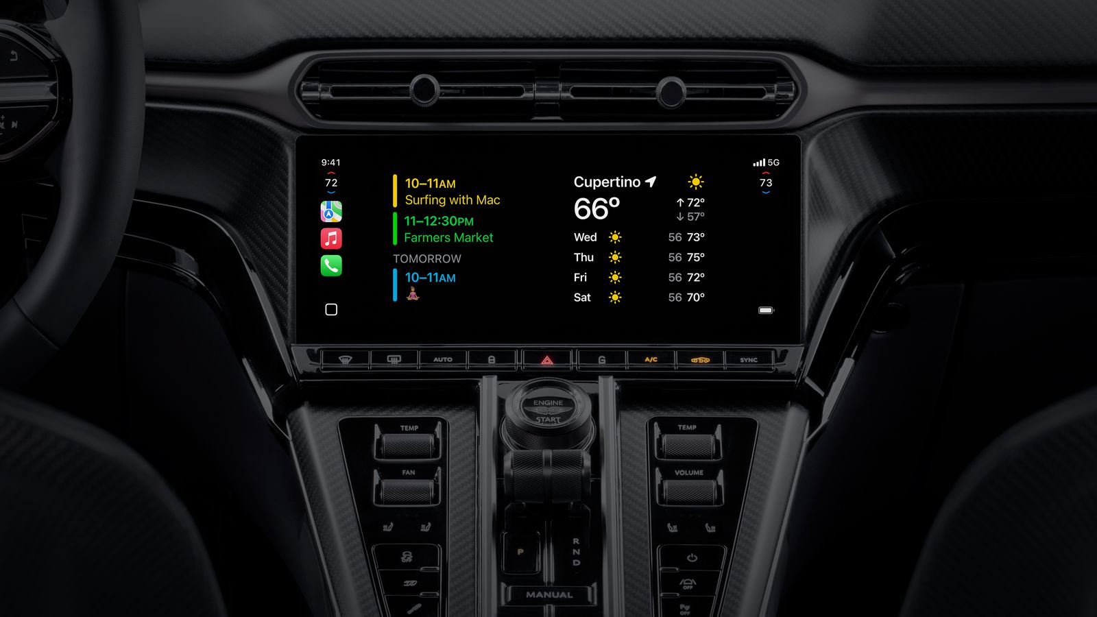 Apple ra mắt CarPlay Ultra: Thế hệ trải nghiệm xe hơi mới, Aston Martin là hãng xe đầu tiên áp dụng- Ảnh 1.