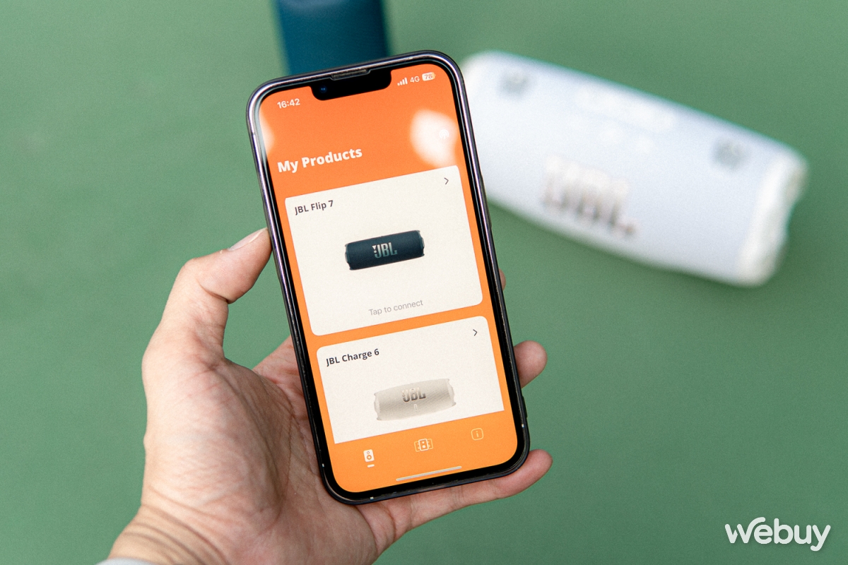 Dùng thử JBL Flip 7 và Charge 6: Âm thanh tùy biến sâu, pin “trâu” hơn, thêm AuraCast, chống nước/rơi vỡ, phát nhạc lossless, giá từ 3.59 triệu- Ảnh 17. Dùng thử JBL Flip 7 và Charge 6: Âm thanh tùy biến sâu, pin “trâu” hơn, thêm AuraCast, chống nước/rơi vỡ, phát nhạc lossless, giá từ 3.59 triệu- Ảnh 17.