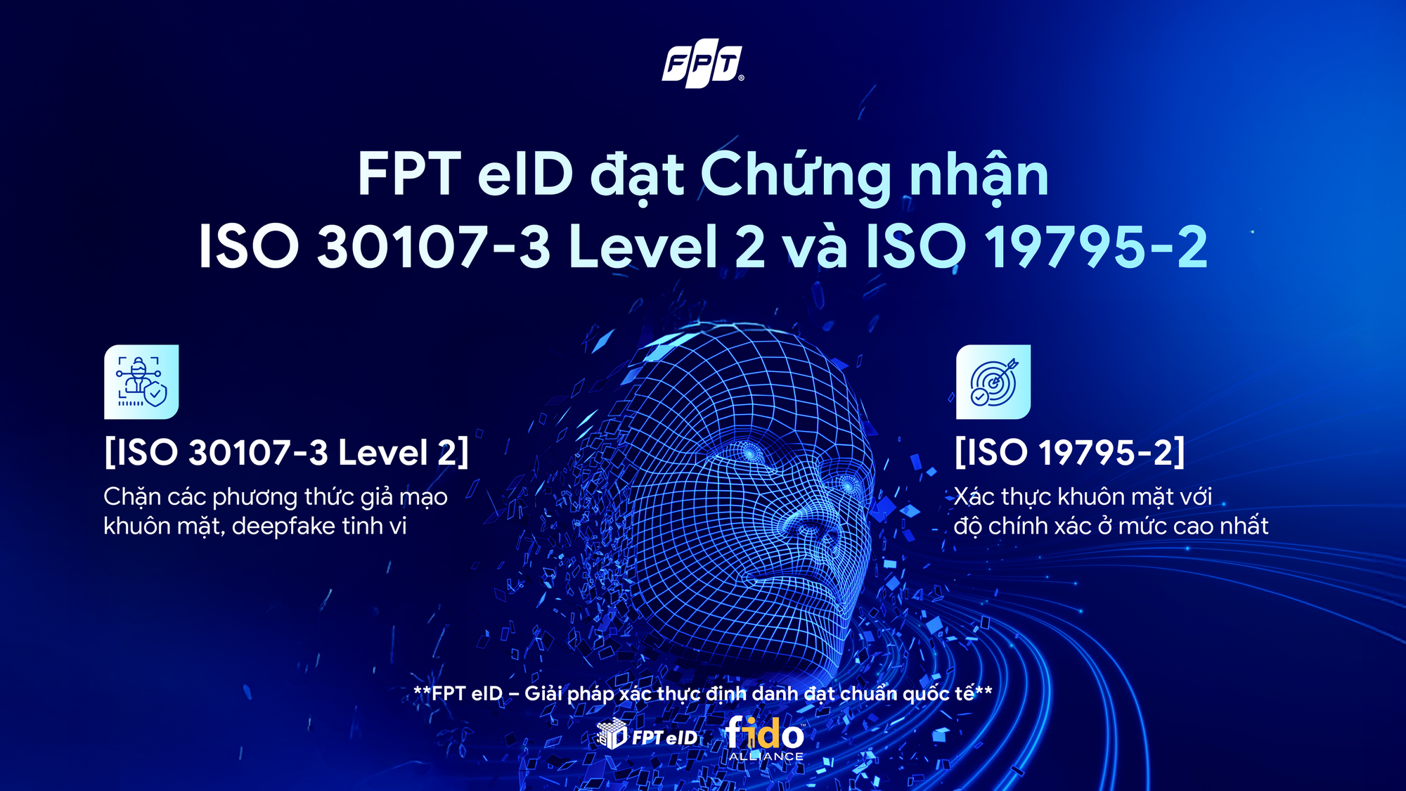 FPT đạt chứng nhận sinh trắc học quốc tế, giúp người dùng tránh bị lừa đảo khi xác thực ngân hàng- Ảnh 1. FPT đạt chứng nhận sinh trắc học quốc tế, giúp người dùng tránh bị lừa đảo khi xác thực ngân hàng- Ảnh 1.
