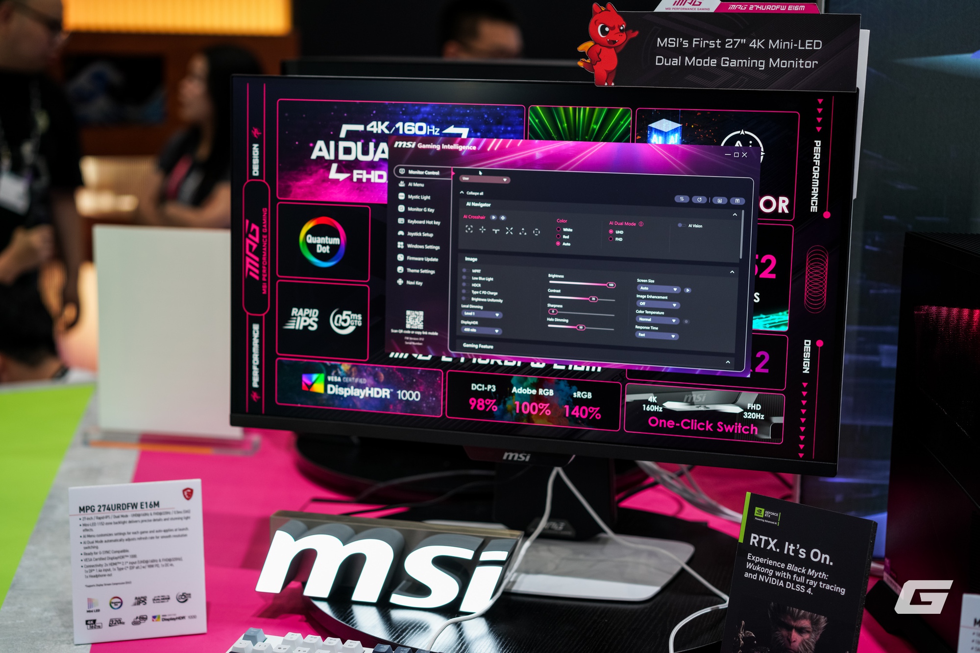 Dạo qua gian hàng MSI tại Computex 2025: GPU mạ Titan, tản nhiệt CPU mà có màn hình... to như smartphone- Ảnh 15. Dạo qua gian hàng MSI tại Computex 2025: GPU mạ Titan, tản nhiệt CPU mà có màn hình... to như smartphone- Ảnh 15.