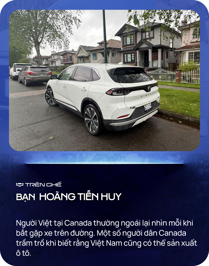 Sở hữu VinFast VF 8 tại Canada, nam Gen Z chia sẻ: ‘Tăng tốc tốt như xe xăng máy V6, nhiều người trầm trồ không tin Việt Nam cũng có thể sản xuất ô tô’- Ảnh 6. Sở hữu VinFast VF 8 tại Canada, nam Gen Z chia sẻ: ‘Tăng tốc tốt như xe xăng máy V6, nhiều người trầm trồ không tin Việt Nam cũng có thể sản xuất ô tô’- Ảnh 6.