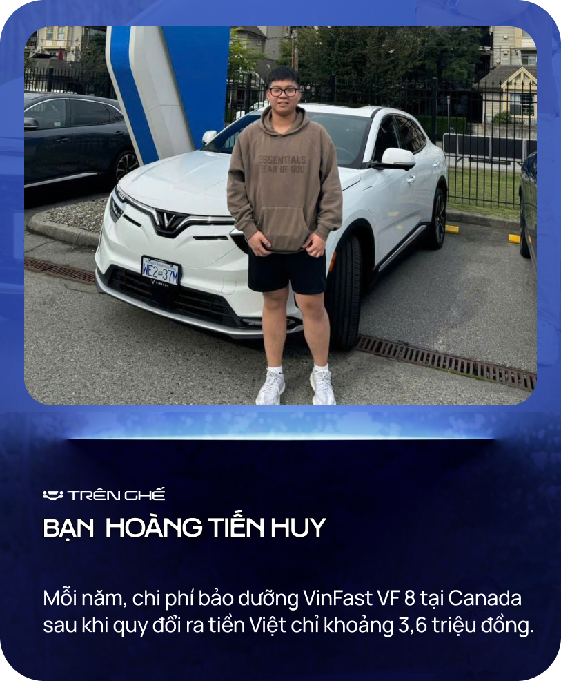 Sở hữu VinFast VF 8 tại Canada, nam Gen Z chia sẻ: ‘Tăng tốc tốt như xe xăng máy V6, nhiều người trầm trồ không tin Việt Nam cũng có thể sản xuất ô tô’- Ảnh 7. Sở hữu VinFast VF 8 tại Canada, nam Gen Z chia sẻ: ‘Tăng tốc tốt như xe xăng máy V6, nhiều người trầm trồ không tin Việt Nam cũng có thể sản xuất ô tô’- Ảnh 7.