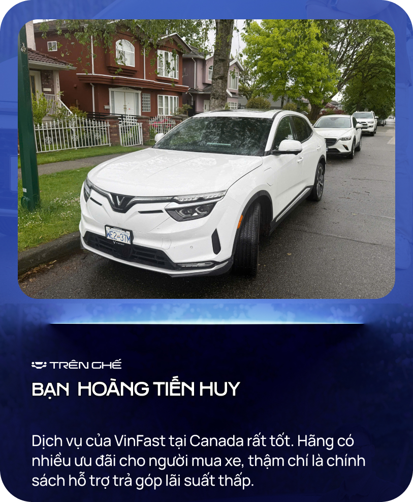 Sở hữu VinFast VF 8 tại Canada, nam Gen Z chia sẻ: ‘Tăng tốc tốt như xe xăng máy V6, nhiều người trầm trồ không tin Việt Nam cũng có thể sản xuất ô tô’- Ảnh 8. Sở hữu VinFast VF 8 tại Canada, nam Gen Z chia sẻ: ‘Tăng tốc tốt như xe xăng máy V6, nhiều người trầm trồ không tin Việt Nam cũng có thể sản xuất ô tô’- Ảnh 8.