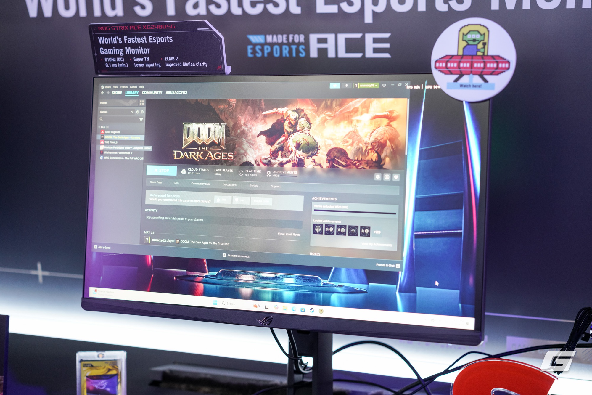 ASUS tung loạt thiết bị eSports mới tại Computex 2025: bàn phím 