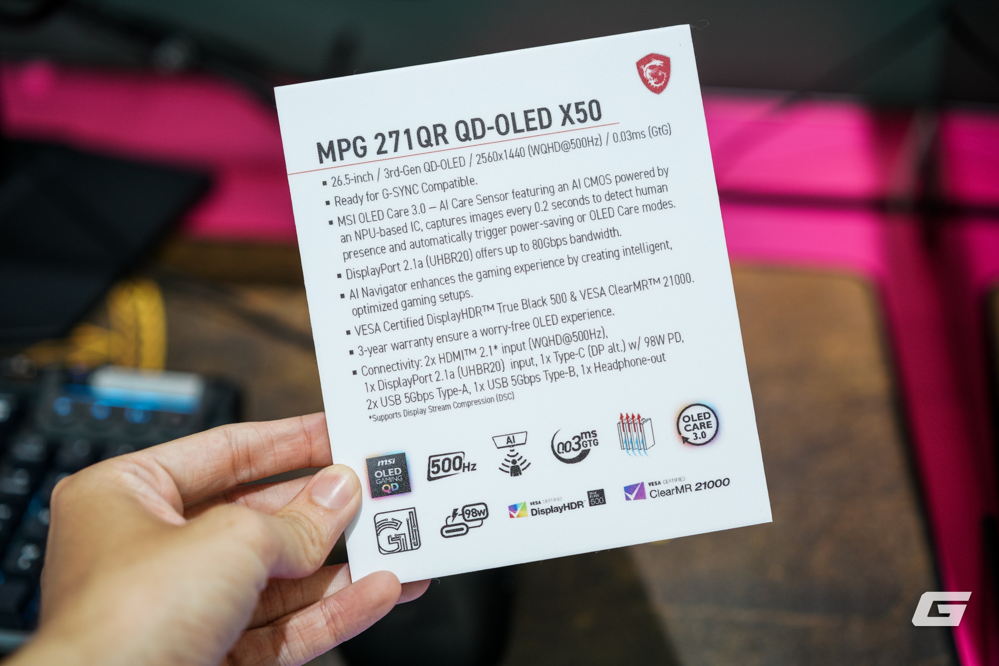 Computex 2025: MSI đột phá ranh giới công nghệ với màn hình OLED 500 Hz không lo burn-in và case máy tính với vẻ đẹp hiếm có- Ảnh 7.