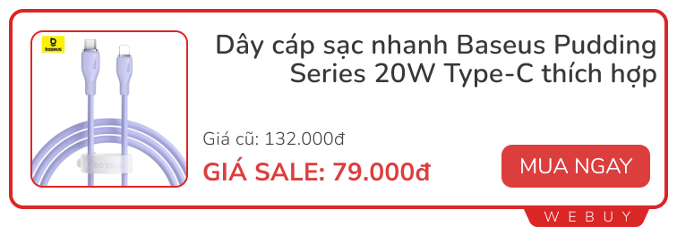 Săn sale cuối tháng: 10 món đồ dùng ổn, giá rẻ dưới 150.000 của Baseus- Ảnh 5.