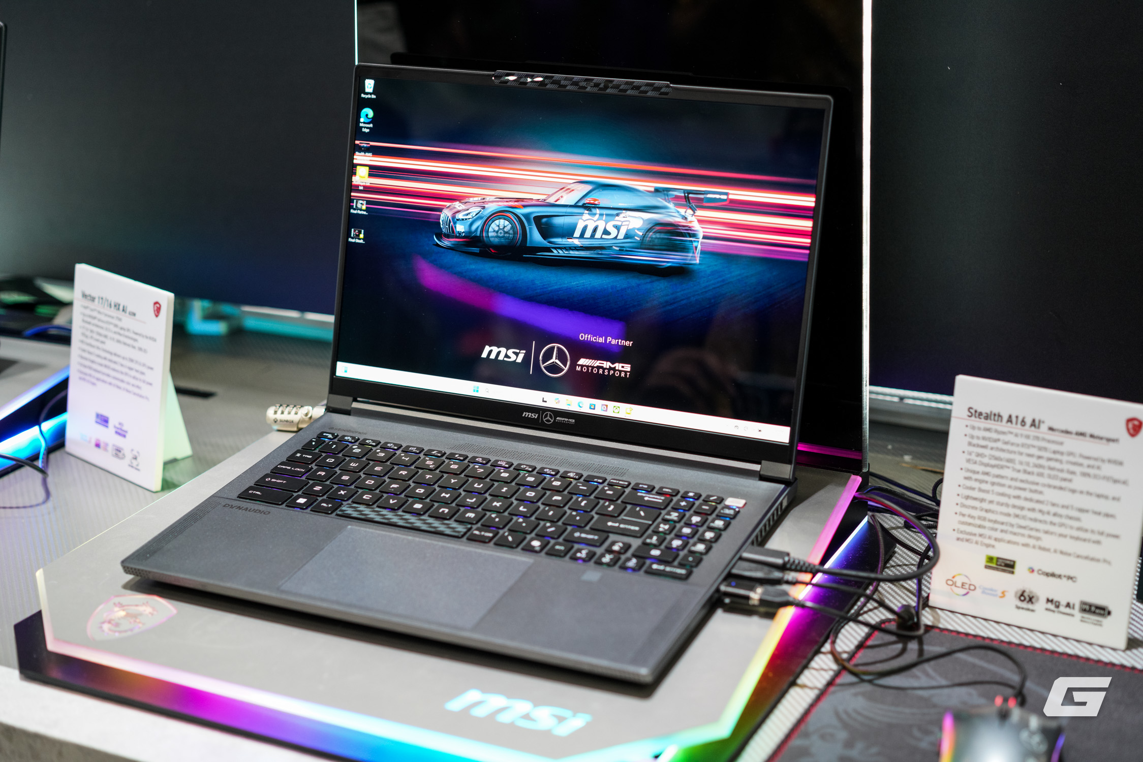 MSI ra mắt laptop Mercedes-AMG: Khi công nghệ và tốc độ kết hợp- Ảnh 1. MSI ra mắt laptop Mercedes-AMG: Khi công nghệ và tốc độ kết hợp- Ảnh 1.