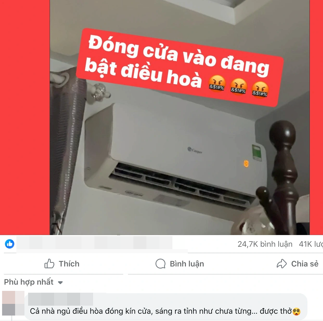 Ngủ trong phòng điều hòa kín nên dùng loại cấp khí tươi: Mát mẻ sướng thân mà không sợ “bẫy CO₂” ảnh hưởng sức khỏe- Ảnh 1.