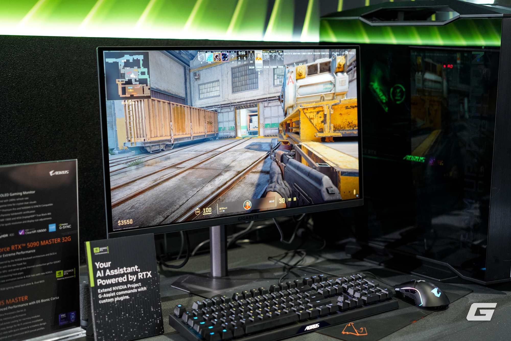Gigabyte đem tới Computex 2025 màn hình QD-OLED 500Hz "nhanh nhất Thế giới", cùng AI Box sử dụng NVIDIA RTX 5090- Ảnh 10. Gigabyte đem tới Computex 2025 màn hình QD-OLED 500Hz "nhanh nhất Thế giới", cùng AI Box sử dụng NVIDIA RTX 5090- Ảnh 10.
