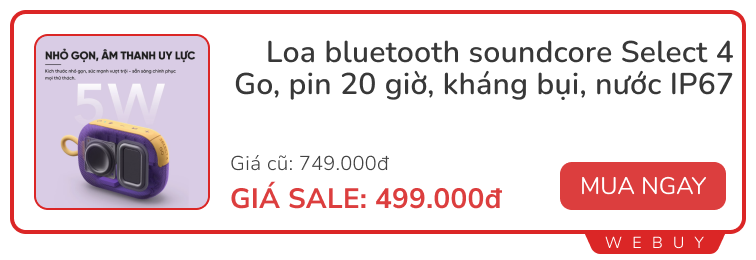 Săn sale 10 món đồ dùng ở nhà hay mang đi chơi đều tiện từ Philips, Lenovo, Soundcore...- Ảnh 6.