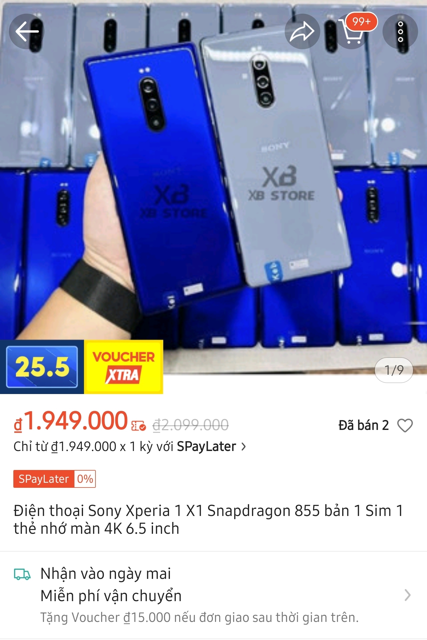 Chỉ 1.3 triệu mua được điện thoại Sony màn OLED 4K, cấu hình Chỉ 1.3 triệu mua được điện thoại Sony màn OLED 4K, cấu hình