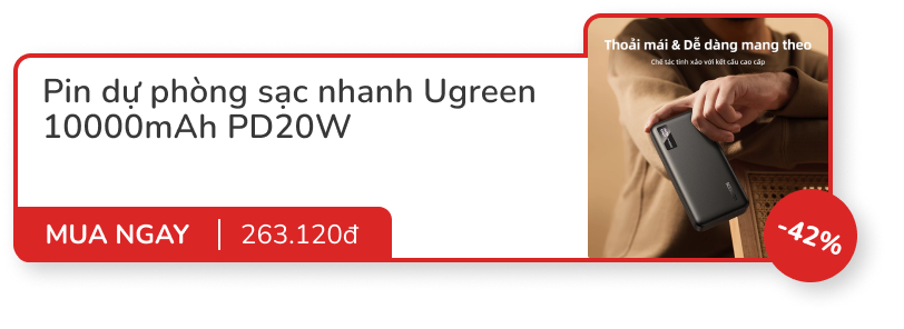 8 món đồ sale to từ 40% đến 57% của Ugreen: SmartTag, tai nghe, sạc nhanh, chuột bluetooth...- Ảnh 8.