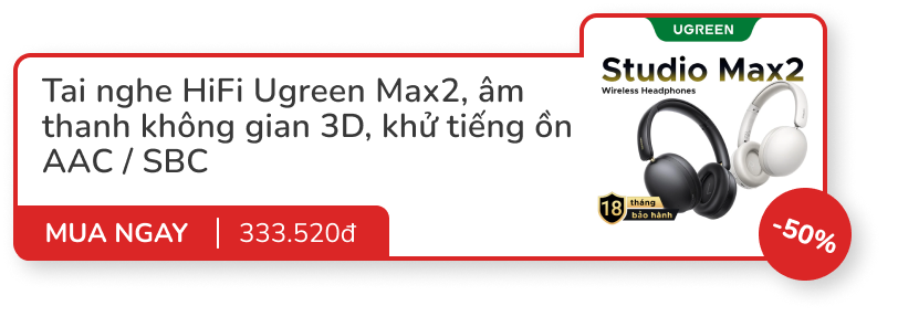 8 món đồ sale to từ 40% đến 57% của Ugreen: SmartTag, tai nghe, sạc nhanh, chuột bluetooth...- Ảnh 4.