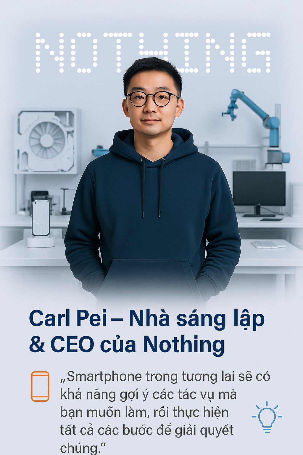 CEO Carl Pei của Nothing: Smartphone trong tương lai sẽ chỉ cần 1 ứng dụng duy nhất- Ảnh 2. CEO Carl Pei của Nothing: Smartphone trong tương lai sẽ chỉ cần 1 ứng dụng duy nhất- Ảnh 2.
