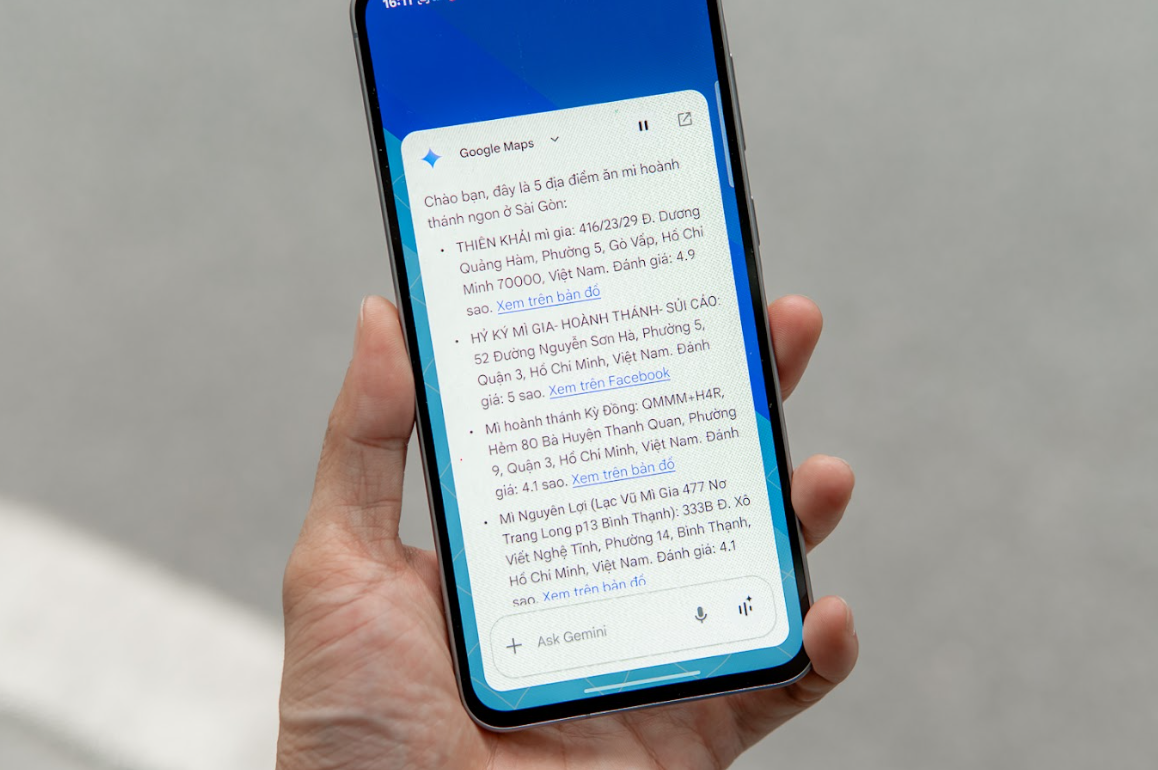Đi để nếm, để nhớ và để nấu: Hành trình ẩm thực với Galaxy A56 5G và Gemini Live- Ảnh 6. Đi để nếm, để nhớ và để nấu: Hành trình ẩm thực với Galaxy A56 5G và Gemini Live- Ảnh 6.