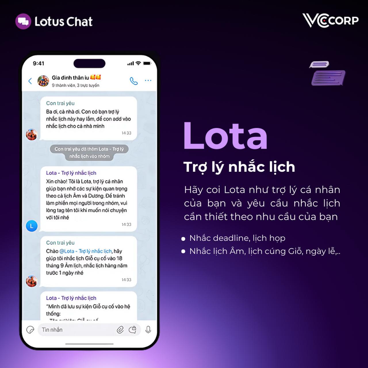 Cách triệu hồi trợ lý nhắc lịch Lota, Cách triệu hồi trợ lý nhắc lịch Lota,
