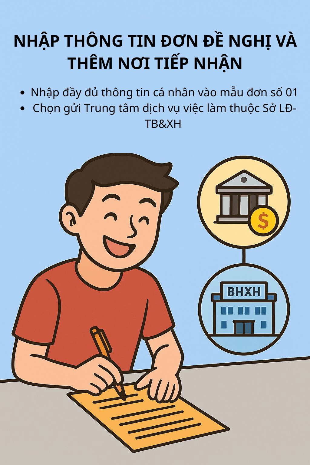 Infographic: Chi tiết các bước nộp hồ sơ trợ cấp thất nghiệp online, ai cũng nên biết tránh mất thời gian- Ảnh 4. Infographic: Chi tiết các bước nộp hồ sơ trợ cấp thất nghiệp online, ai cũng nên biết tránh mất thời gian- Ảnh 4.
