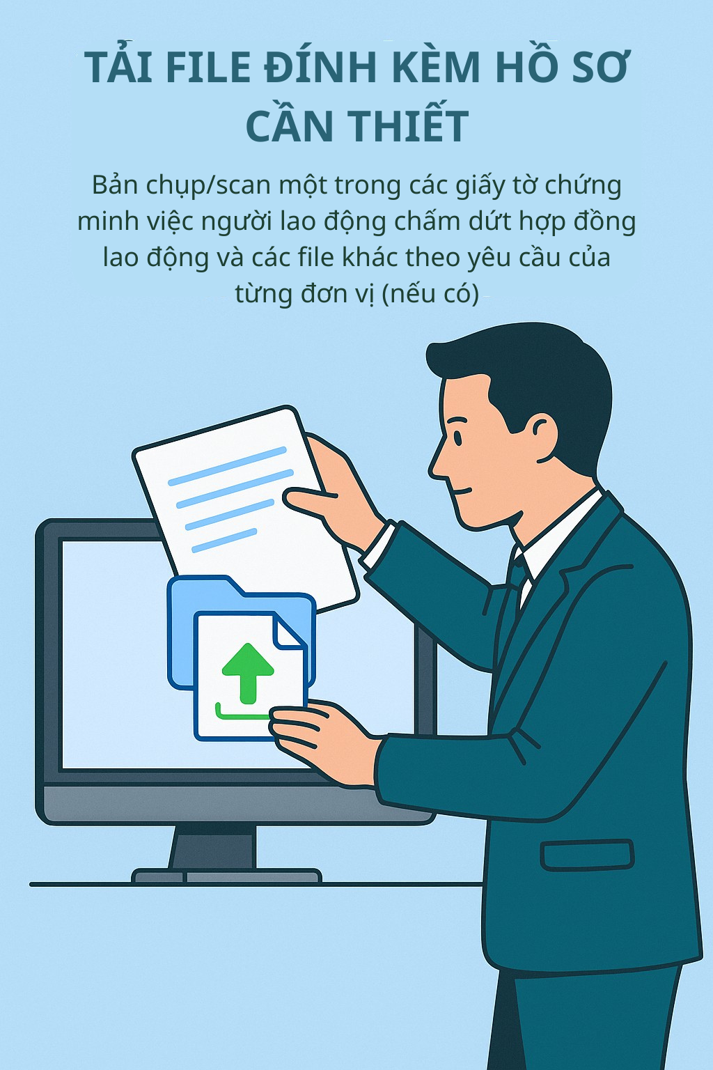Infographic: Chi tiết các bước nộp hồ sơ trợ cấp thất nghiệp online, ai cũng nên biết tránh mất thời gian- Ảnh 5. Infographic: Chi tiết các bước nộp hồ sơ trợ cấp thất nghiệp online, ai cũng nên biết tránh mất thời gian- Ảnh 5.