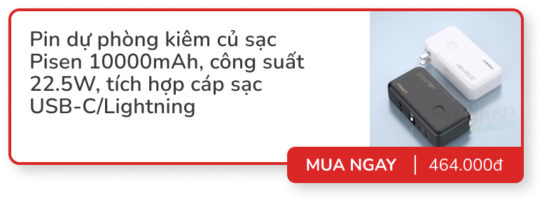 Top pin dự phòng kiêm củ sạc dùng tiện nghi: Nhiều mẫu từ Anker, Baseus, Remax... giảm đến vài chục %- Ảnh 7. Top pin dự phòng kiêm củ sạc dùng tiện nghi: Nhiều mẫu từ Anker, Baseus, Remax... giảm đến vài chục %- Ảnh 7.