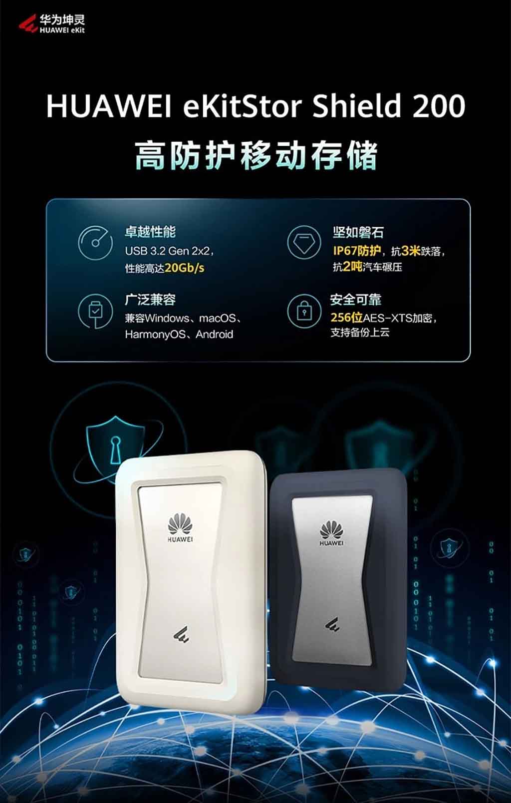 Huawei ra mắt ổ SSD gắn ngoài: Dung lượng lên tới 4TB, thiết kế siêu bền chịu tải tới 2 tấn, kháng nước IP67, giá từ 2.7 triệu đồng- Ảnh 1. Huawei ra mắt ổ SSD gắn ngoài: Dung lượng lên tới 4TB, thiết kế siêu bền chịu tải tới 2 tấn, kháng nước IP67, giá từ 2.7 triệu đồng- Ảnh 1.