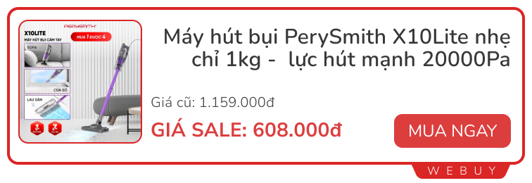Deal chất từ Philips, LocknLock, PerySmith: Máy hút bụi, camera, quạt tích điện, đèn cảm ứng... chỉ từ 41.000đ- Ảnh 4.