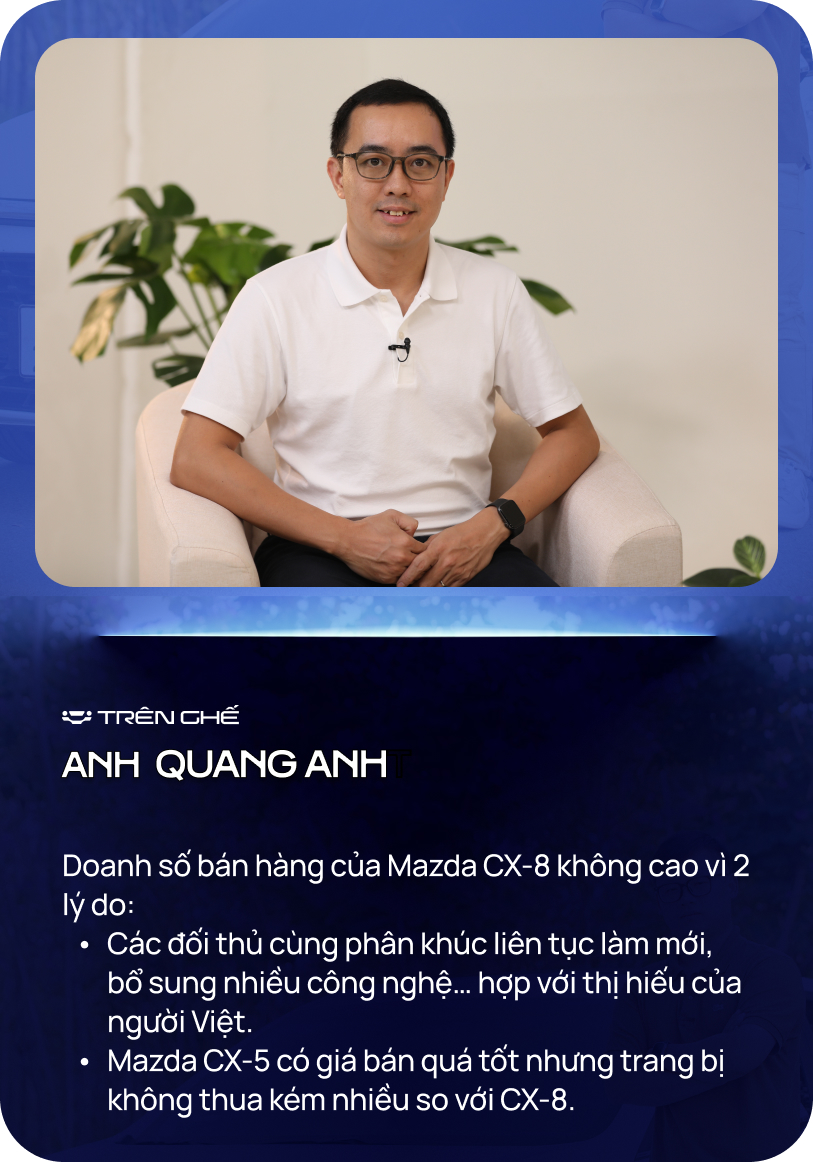 Vừa chuyên gia, vừa chủ xe: ‘Tôi hiểu vì sao Mazda CX-8 chỉ bán được thế!’- Ảnh 9. Vừa chuyên gia, vừa chủ xe: ‘Tôi hiểu vì sao Mazda CX-8 chỉ bán được thế!’- Ảnh 9.