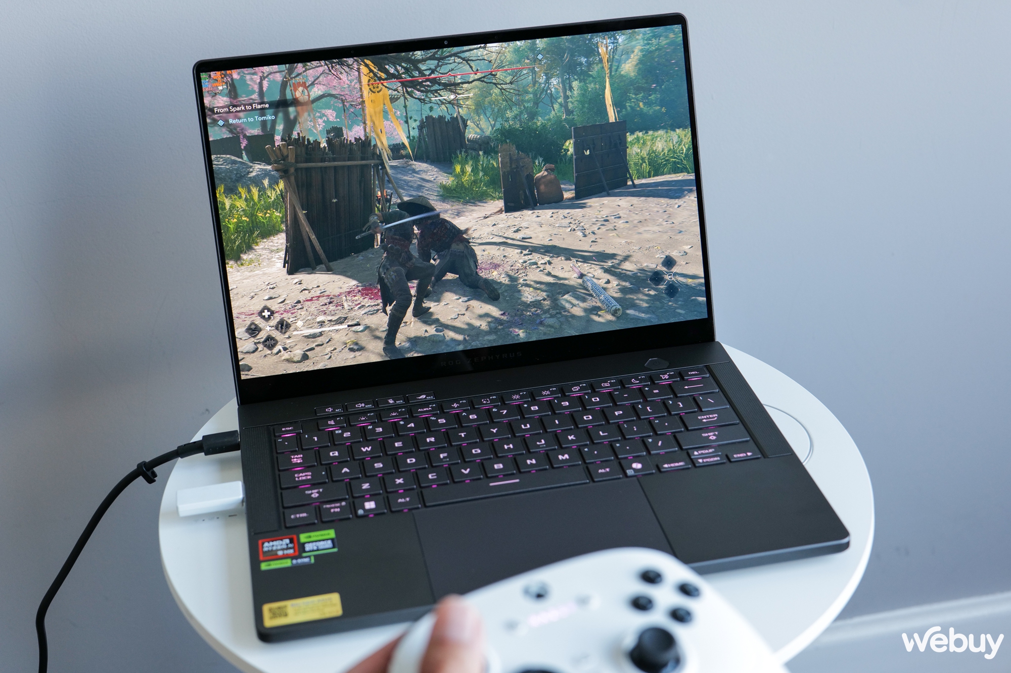 Đánh giá ROG Zephyrus G14 2025: Không ai nghĩ laptop gaming mỏng nhẹ như này lại “giấu hàng nặng” RTX 5080- Ảnh 31. Đánh giá ROG Zephyrus G14 2025: Không ai nghĩ laptop gaming mỏng nhẹ như này lại “giấu hàng nặng” RTX 5080- Ảnh 31.