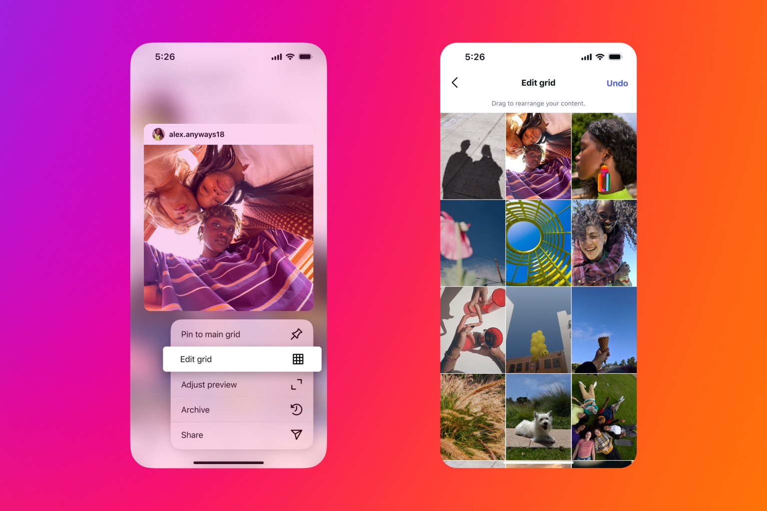 Instagram sắp cho phép người dùng tự do sắp xếp lại lưới ảnh- Ảnh 1. Instagram sắp cho phép người dùng tự do sắp xếp lại lưới ảnh- Ảnh 1.