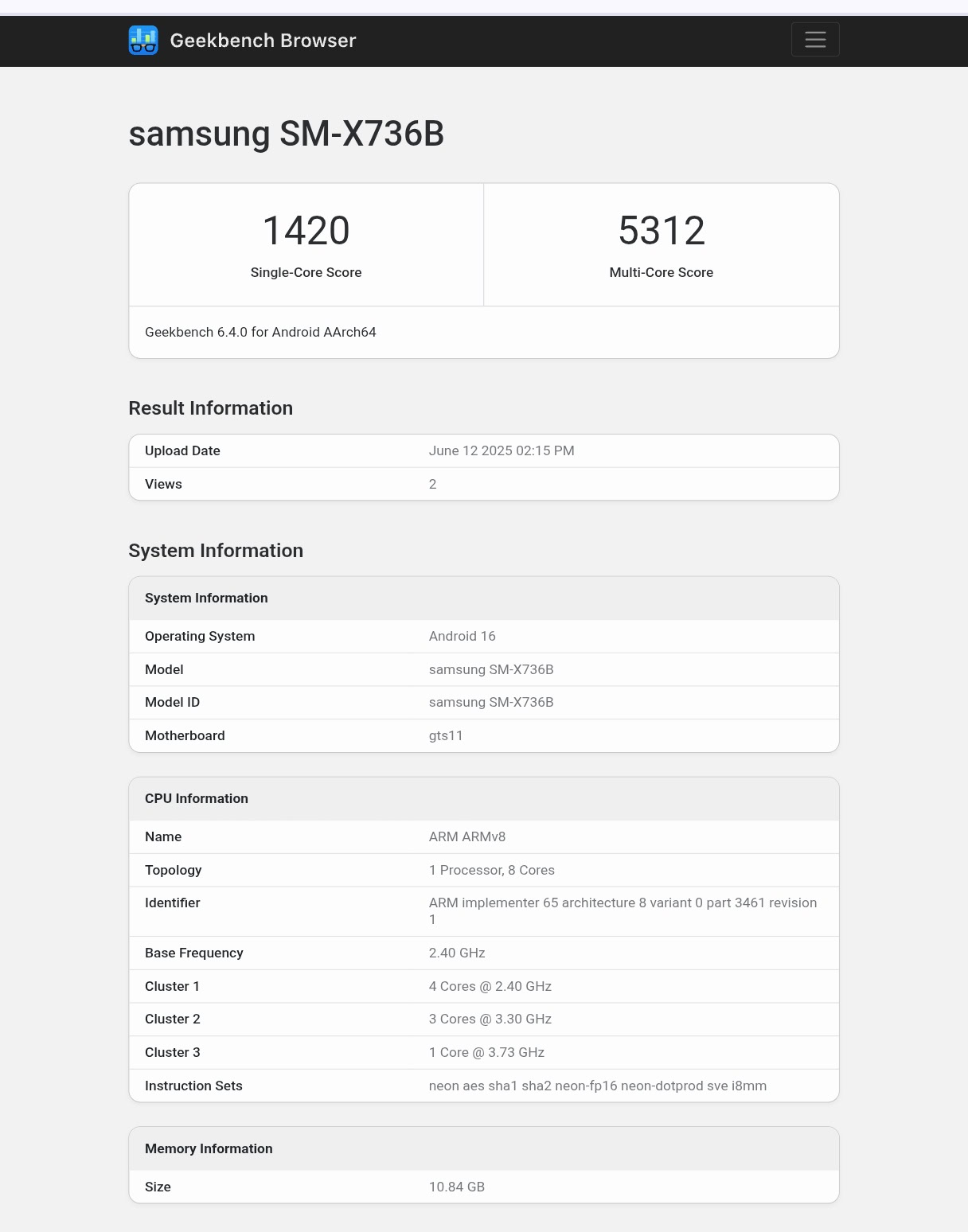 Galaxy Tab S11 Ultra lộ diện thông số cấu hình- Ảnh 1.