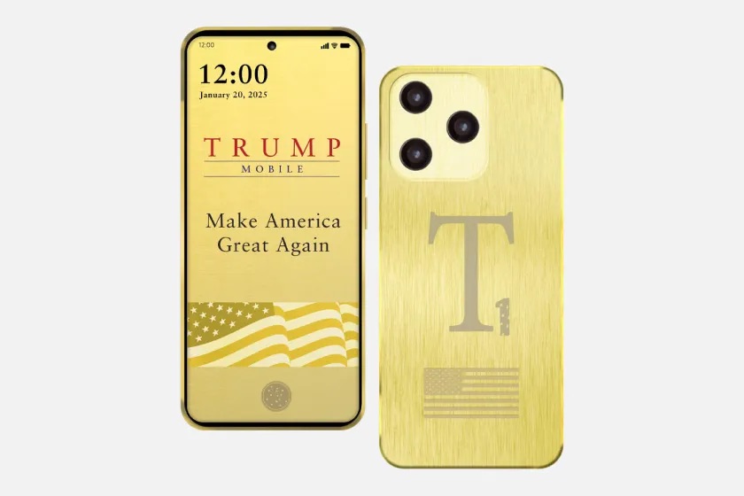 Ông Trump ra mắt điện thoại mạ vàng giá 499 USD với thiết kế giống iPhone, "camera dung lượng lớn" 5.000mAh, cam kết sản xuất tại Mỹ- Ảnh 2. Ông Trump ra mắt điện thoại mạ vàng giá 499 USD với thiết kế giống iPhone, "camera dung lượng lớn" 5.000mAh, cam kết sản xuất tại Mỹ- Ảnh 2.